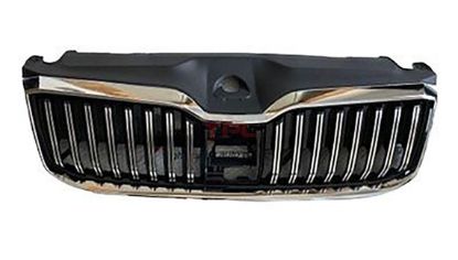 ON PANJUR KROM CERCEVE KROM CIZGILI PARLAK SIYAH UST PLASTIK ILE SUPERB 2019>> - 3V0853653G FOD/3V0853343A resmi