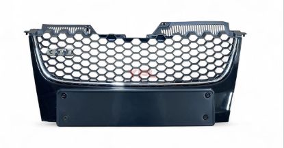 ON PANJUR PARLAK SIYAH KROM CIZGILI+GTI YAZILI MODIFIYE GOLF5 GTI 2004-2009 - 1K0853651E/1K0807285B resmi