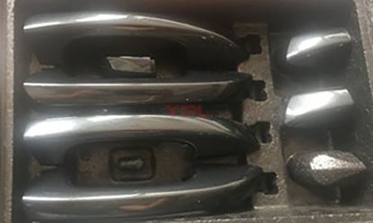 KAPI KOLU TAKIMI SIYAH SET GOLF6-SCIROCCO - 1K8837205E. resmi