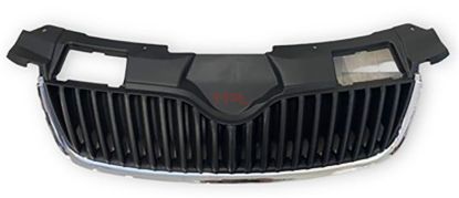 ON PANJUR KROM CERCEVE UST PLASTIK BIRLIKTE MAT SIYAH FABIA 2007-2010 - 5J0853668B 9B9/5J0853607A 2ZZ resmi