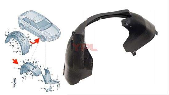 CAMURLUK DAVLUMBAZI BUYUK R A3 04-12 - 8P0821172G resmi