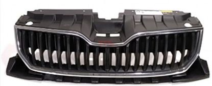 ON PANJUR KROM CERCEVE SATEN SIYAH FABIA 2015-2019 - 6V0853653 9B9/6V0853761 2ZZ resmi