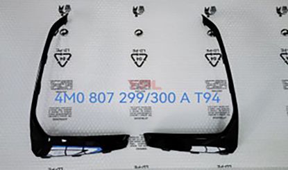 SUS CITASI ON TAMPON SAG PARLAK SIYAH Q7 SLINE 2016-2020 - 4M0853300A T94 resmi