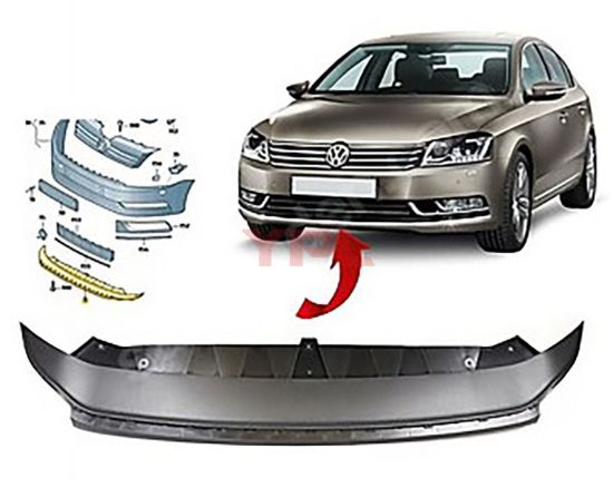 TAMPON SPOYLERI ON PASSAT 2011-2015 - 3AA805903 9B9 resmi