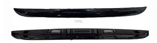 ARKA BAGAJ KOLU UST KAPLAMA PLAKA LAMBALARI VE KOL UZERINDE SIYAH MINI COOPER R55 R56 R57 R58 R59 - 51132753602 resmi