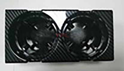 BARDAKLIK ORTA KONSOL (KARBON FIBER SIYAH) BMW E46 98>04 - 51168217953 S2 resmi