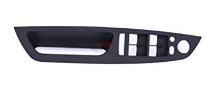 CAM DUGME CERCEVESI ON SOL (SIYAH) KATLAMALI BMW X5 E70 X6 E71 - 51416975777 resmi