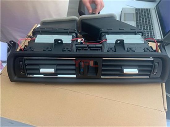 KLIMA KALORIFER IZGARASI ON ORTA (KOMPLE KROMLU) BMW F10 +LCI F18 - 64229209136. resmi