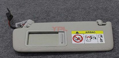 GUNESLIK SOL GRI MAKYAJ AYNALI AYNA KORUYUCULU ISIKLI GOLF7-PASSAT-ARTEON-TROC-T-GROS-SUPERB-2013-2024 - 5G0857551G/5G0857551AC 2F4/5G0857551P 2F4 resmi