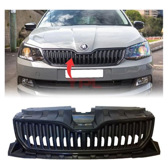 ON PANJUR PARLAK SIYAH CERCEVE SATEN SIYAH FABIA 2015-2019 - 6V0853653 9B9/6V0853761B FR9 resmi