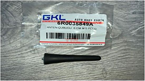 ANTEN CUBUGU KUCUK 6.5 CM POLO - 6R0035849A resmi