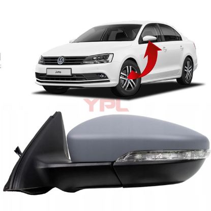 AYNA KOMPLE SOL KATLANIR 8 PIN JETTA 2011-2017 - 5C7857507T resmi