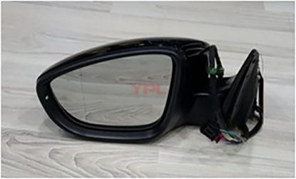 AYNA KOMPLE SOL CEVRE AYDINLATMALI HAFIZALI KATLANIR 13 PIN CC 2012>> - 3C8857507CD resmi