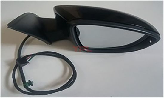 AYNA KOMPLE R KATLANR CEVRE AYDINLATMALI 9 KABLO PASSAT 10-15 - 3AA857508A resmi