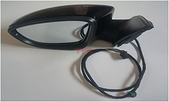 AYNA KOMPLE L KATLANR CEVRE AYDINLATMALI 9 KABLO PASSAT 10-15 - 3AA857507A resmi