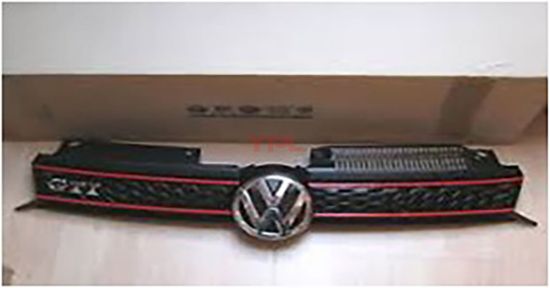 ON PANJUR CIFT KIRMIZI CIZGILI MAT SIYAH+GTI YAZI+ARMASIZ GOLF 6 2009-2013 - 5K0853651AK ATK resmi