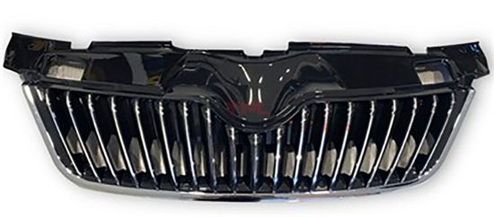 ON PANJUR KROM CIZGILI KROM CERCEVE UST PLASTIK BIRLIKTE PARLAK SIYAH FABIA 2007-2010 - 5J0853668D 041/5J0853607A 2ZZ resmi