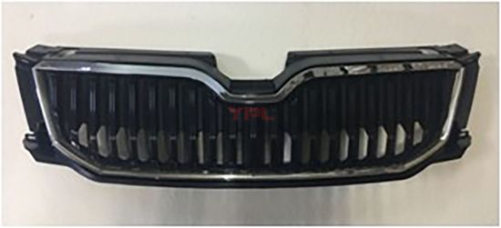 ON PANJUR KROM CERCEVE UST PLASTIK BIRLIKTE MAT SIYAH KOMPLE OCTAVIA 2013-2018 - 5E0853651 2Z4/5E0853761 2ZZ resmi