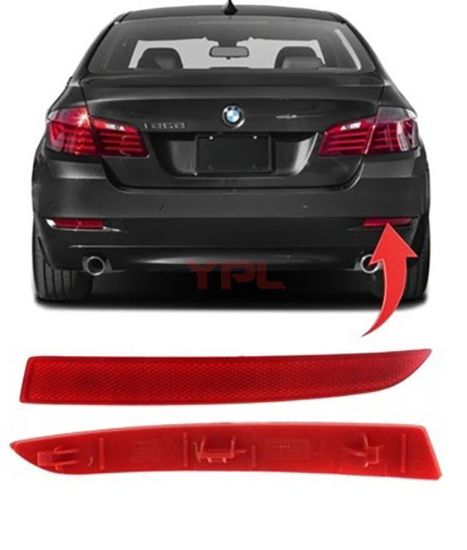 REFLEKTOR ARKA TAMPON SAG BMW F10-LCI 14>16 - 63147318556 resmi