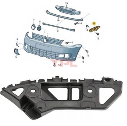 TAMPON BRAKETI ON SOL CADDY 2011-2015 - 2K5807183 resmi